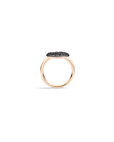 Pomellato Ring Rose Gold 18kt, Treated Black Diamond (horloges)